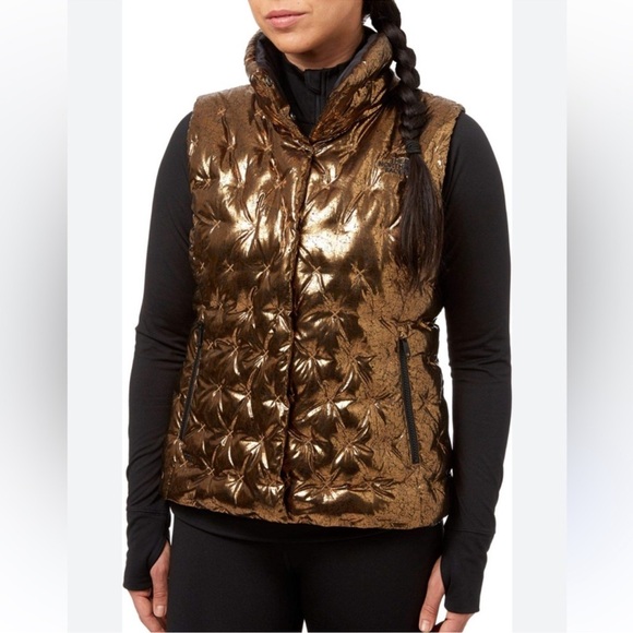 The North Face Jackets & Blazers - The North Face Women's Shiny Gold Holladown vest